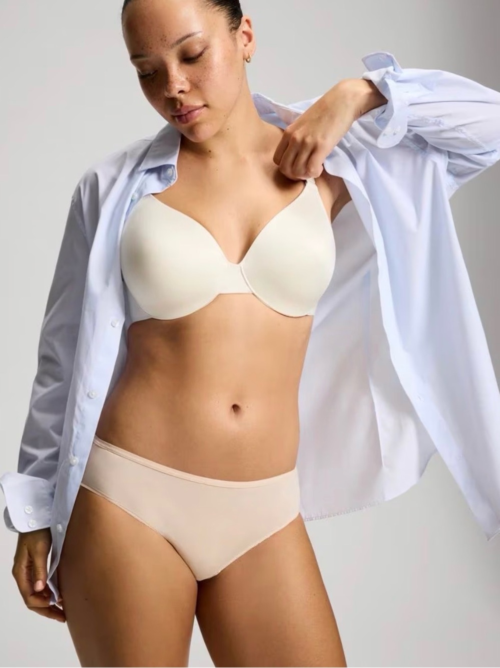 NWT Soma Vanishing Back Full Coverage  Bra in Ivory, size 38B, #670160251 - Picture 3 of 10